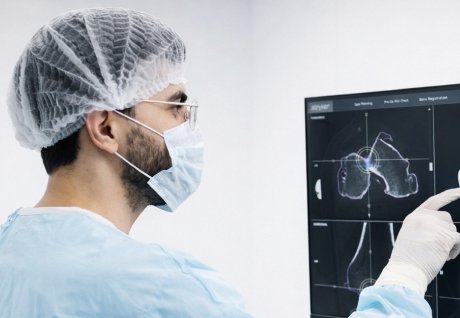 Хирург планирует операцию по 3D-модели
